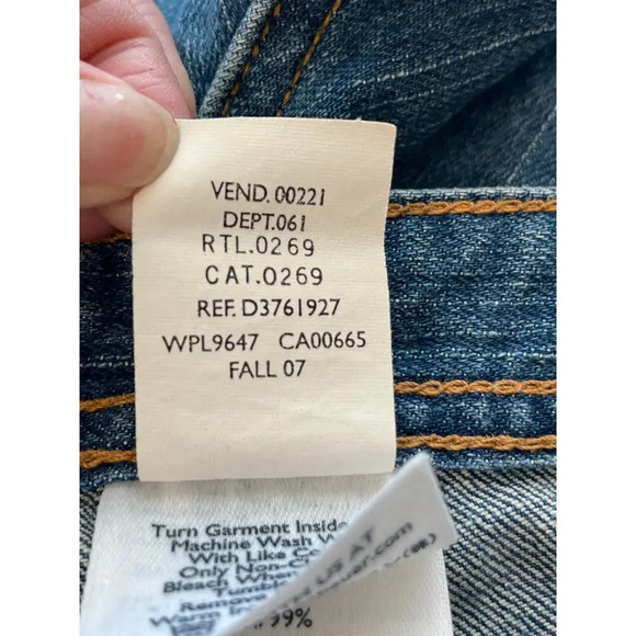 Eddie Bauer Vtg Womens 14S Blue Jean Classic Boot Cut - Picture 10 of 12